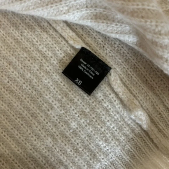 Jenni Kayne cashmere Cocoon Cardigan, cream, size XS